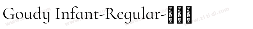 Goudy Infant-Regular字体转换